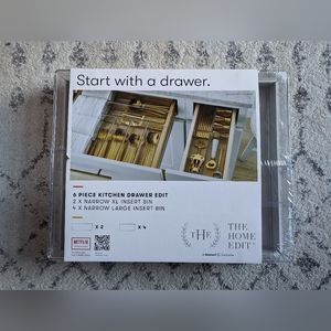 New 6 Piece Kitchen Drawer Organizer by The Home Edit